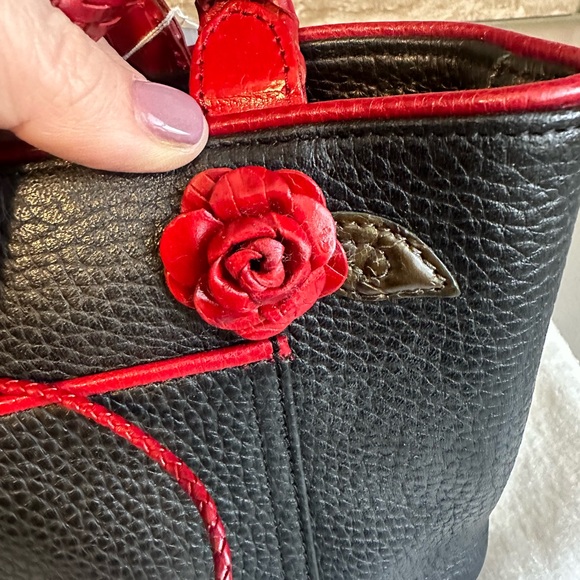 NWT Vintage 2004, Brighton Rosey Leather Mini Bag - Picture 8 of 16